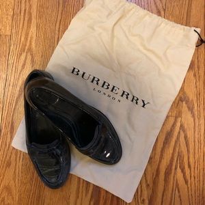 Patent leather loafers